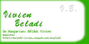 vivien beladi business card