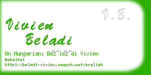 vivien beladi business card